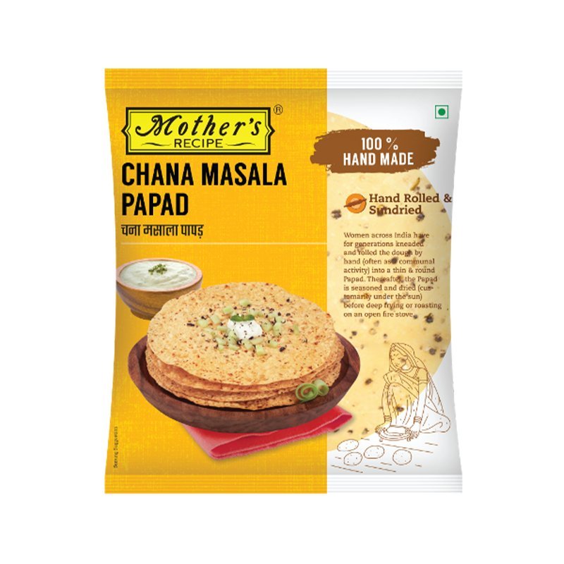 MOTHERS-RECIPE CHANA MASALA PAPAD-200 GM