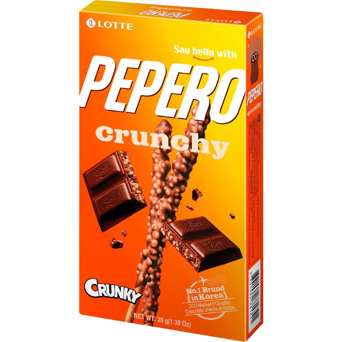 LOTTE-PEPERO CRUNCHY CHOCO PIE-39 GM