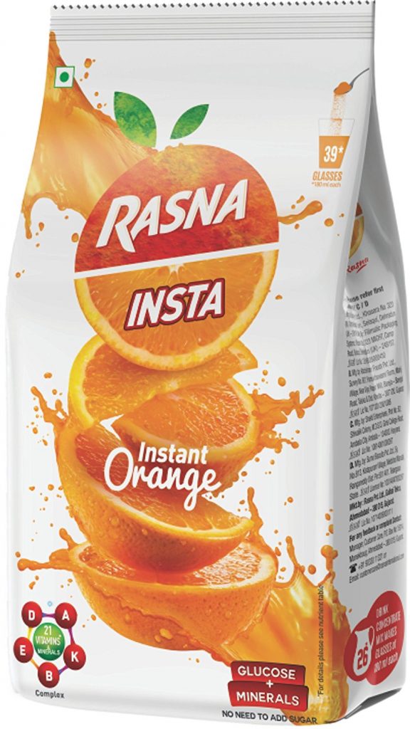 RASNA-FRUIT PLUS ORANGE DRINK-750 GM