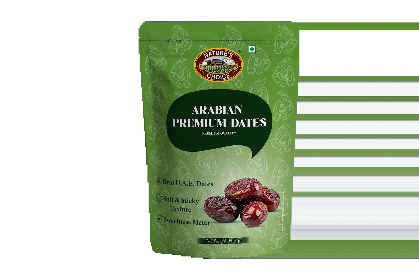 NATURE'S CHOICE-ARABIAN DATES-500 GM