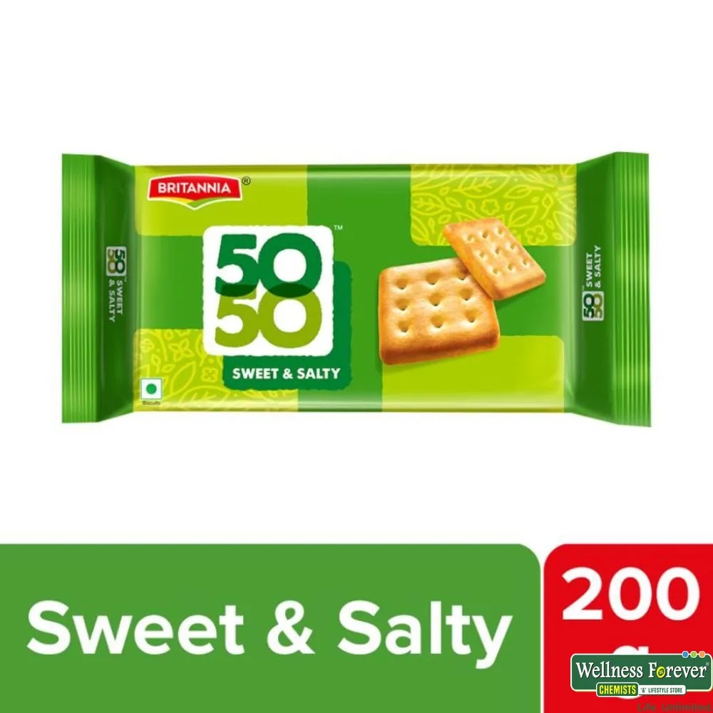 BRITANNIA-50-50 KABHI SWEET KABHI SALTY-200 GM