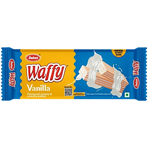 DUKES-WAFFY VANILLA CREAMY WAFERS-55 GM