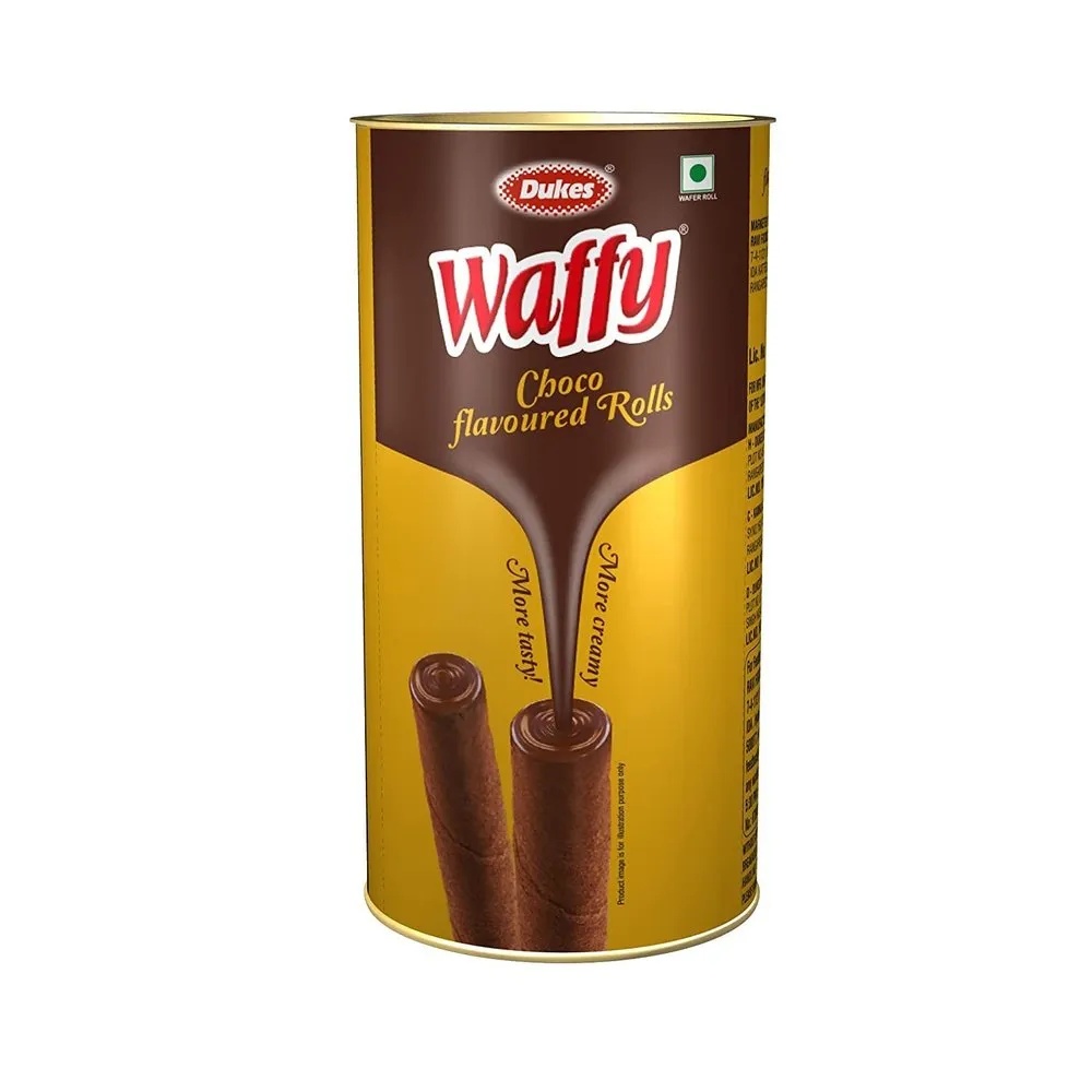 DUKES-WAFFY CHOCO ROLL TIN-300 GM
