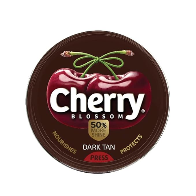 CHERRY-BLOSSOM DARK TAN SHOE POLISH-40 GM