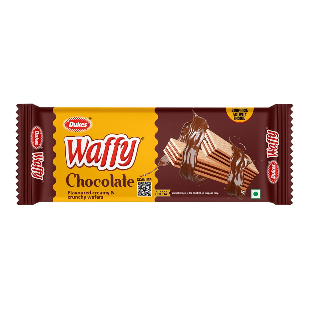 DUKES-WAFFY CRISPY N CREAMY CHOCO WAFERS-55 GM