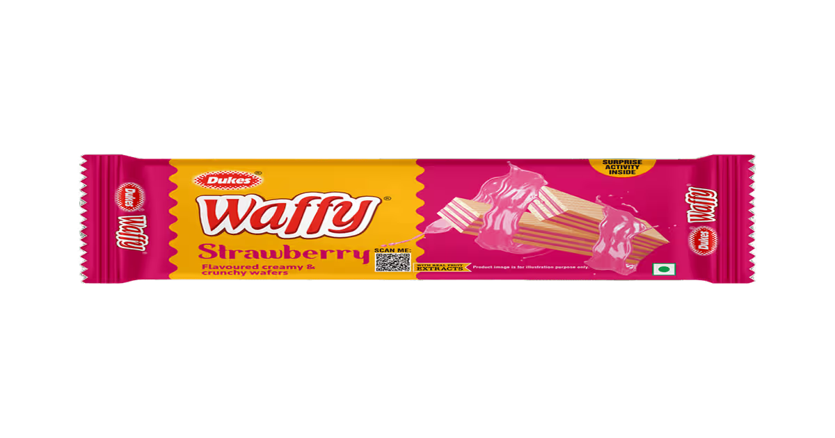 DUKES-WAFFY STRAWBERRY CREAMY WAFERS-55 GM