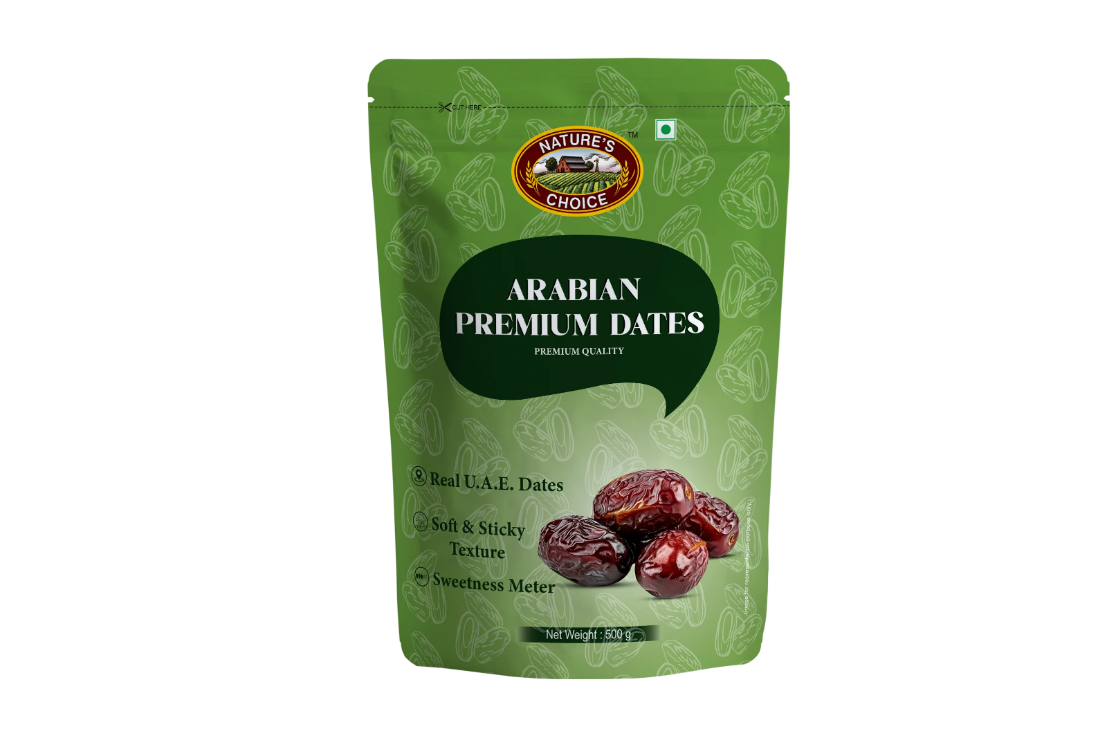NATURE'S CHOICE-ARABIAN DATES-500 GM