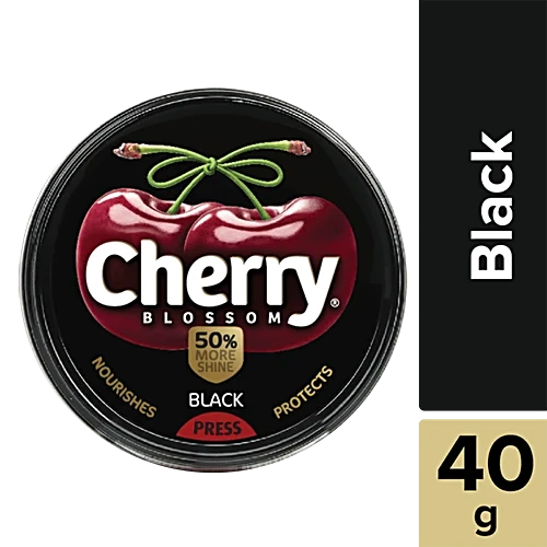CHERRY BLOSSOM WAX POLISH BLACK 40 GM