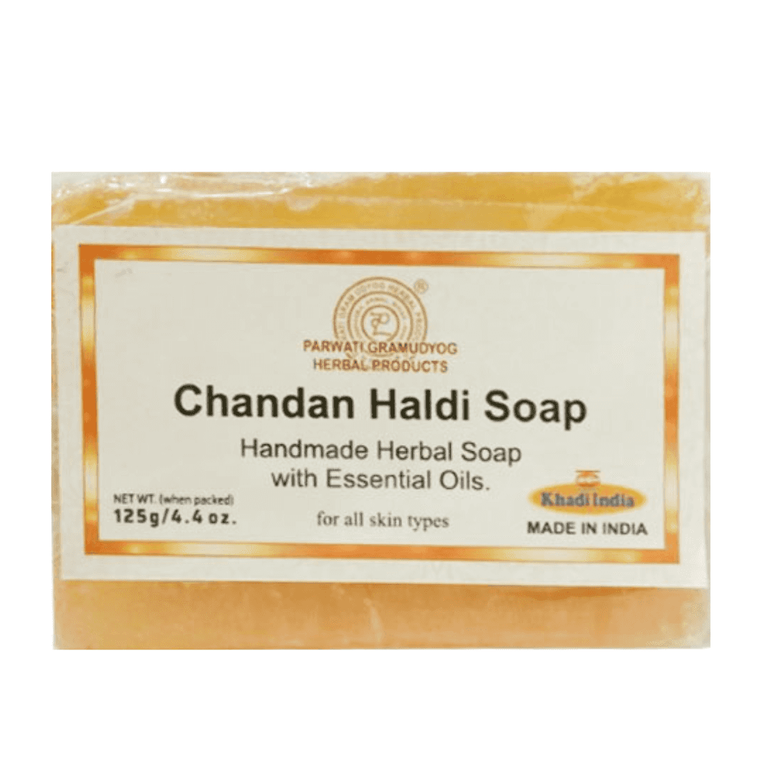 KHADI-HERBAL CHANDAN HALDI SOAP-125 GM