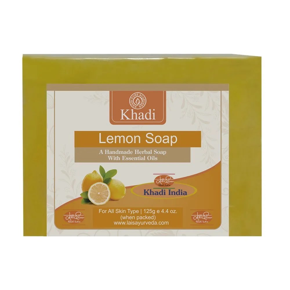 KHADI-HERBAL LEMON SOAP-125 GM