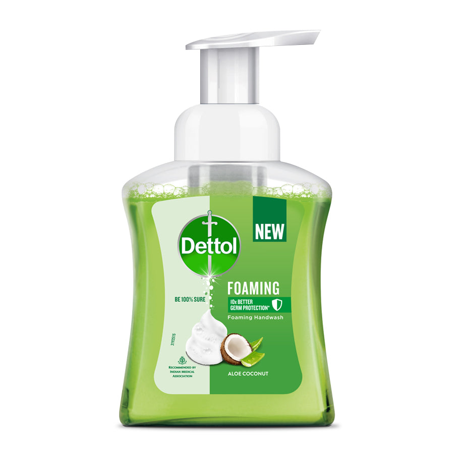 DETTOL-ALOE & COCONUT FOAMING HAND WASH PUMP-250 ML
