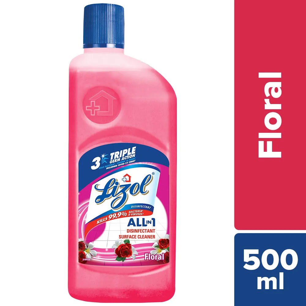 LIZOL DISINFECTANT FLOOR CLEANER FLORAL 500 ML